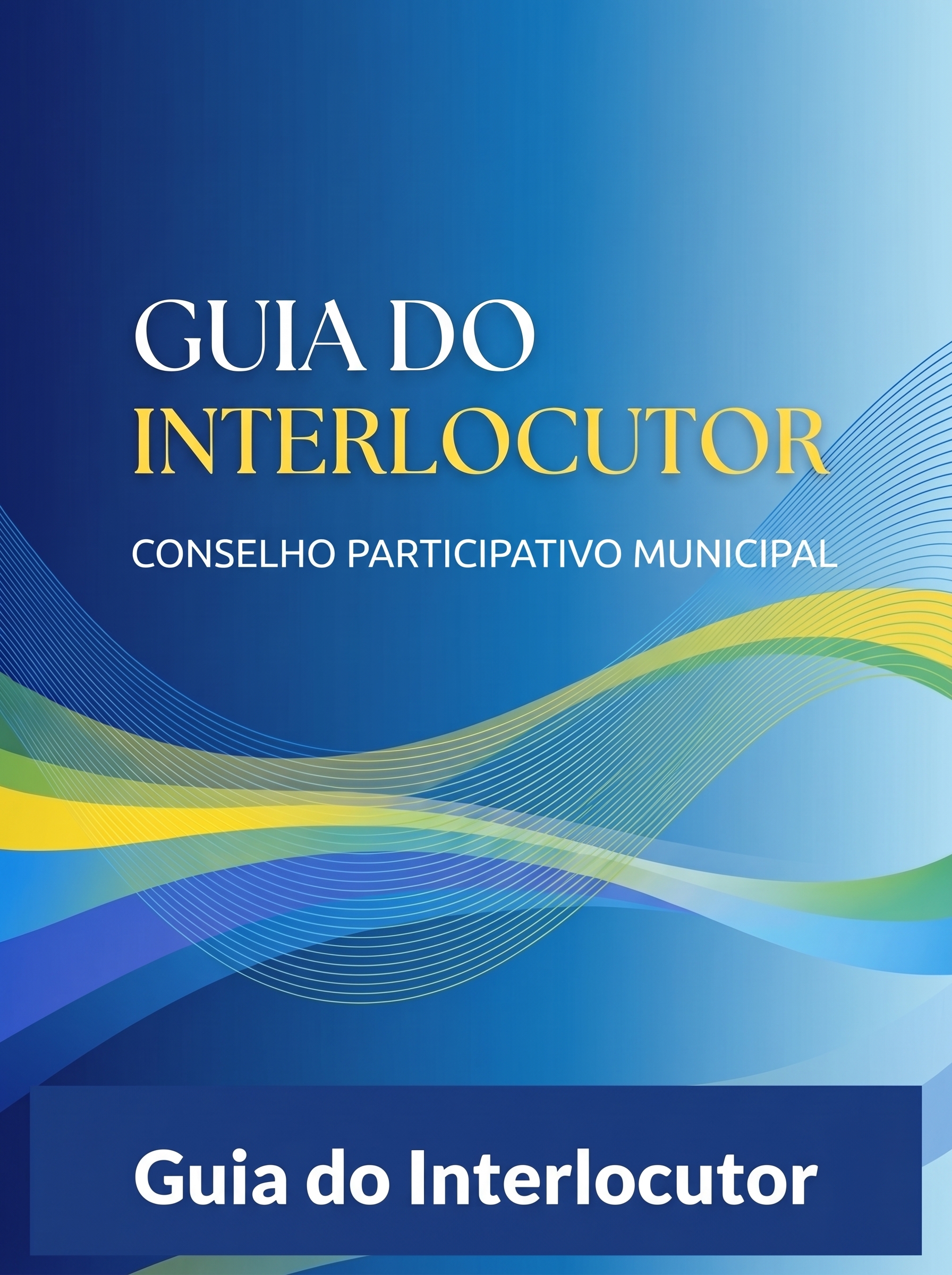 capa do material Guia do Interlocutor