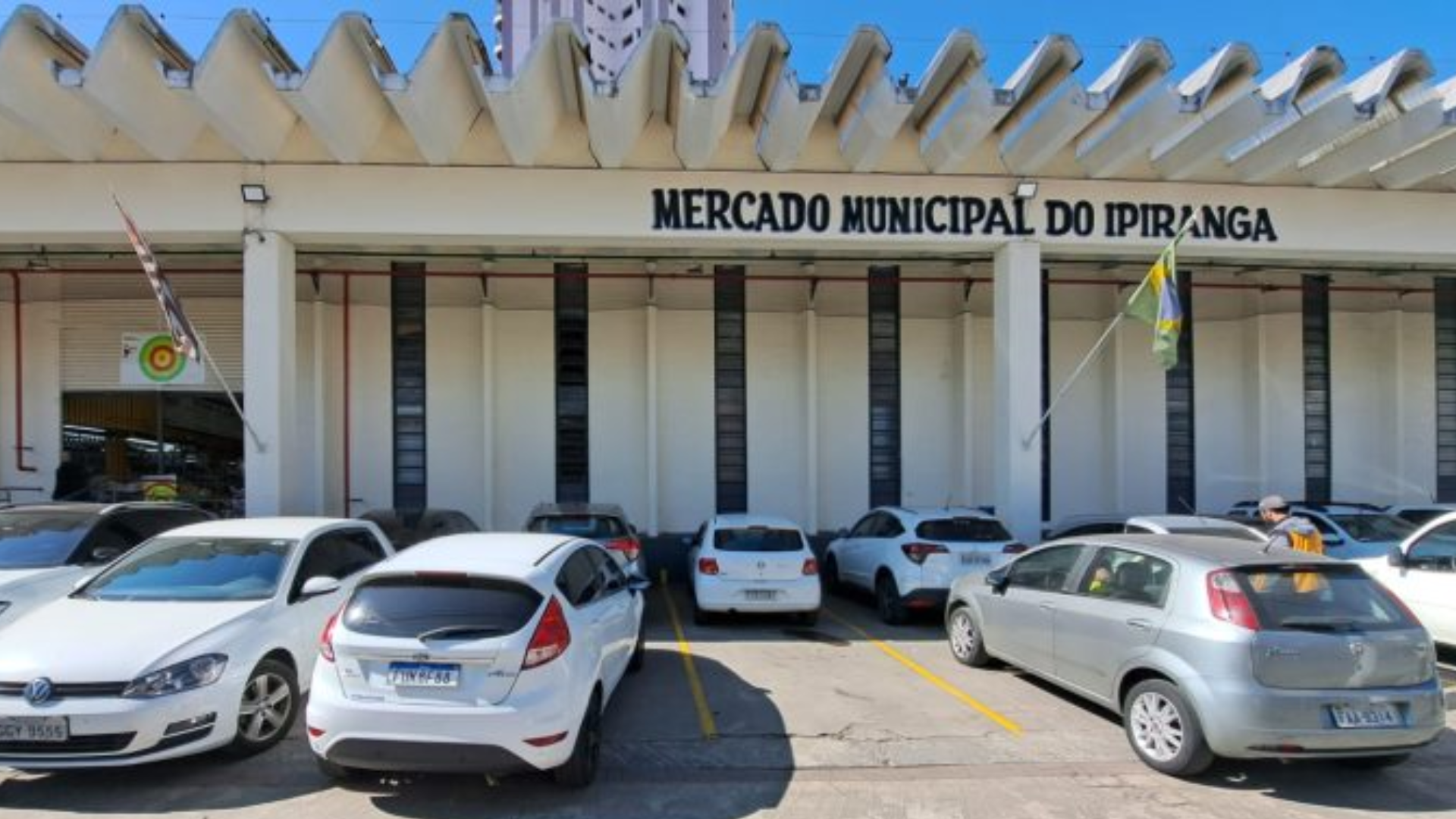 Imagem da fachada do Mercado Municipal do Ipiranga