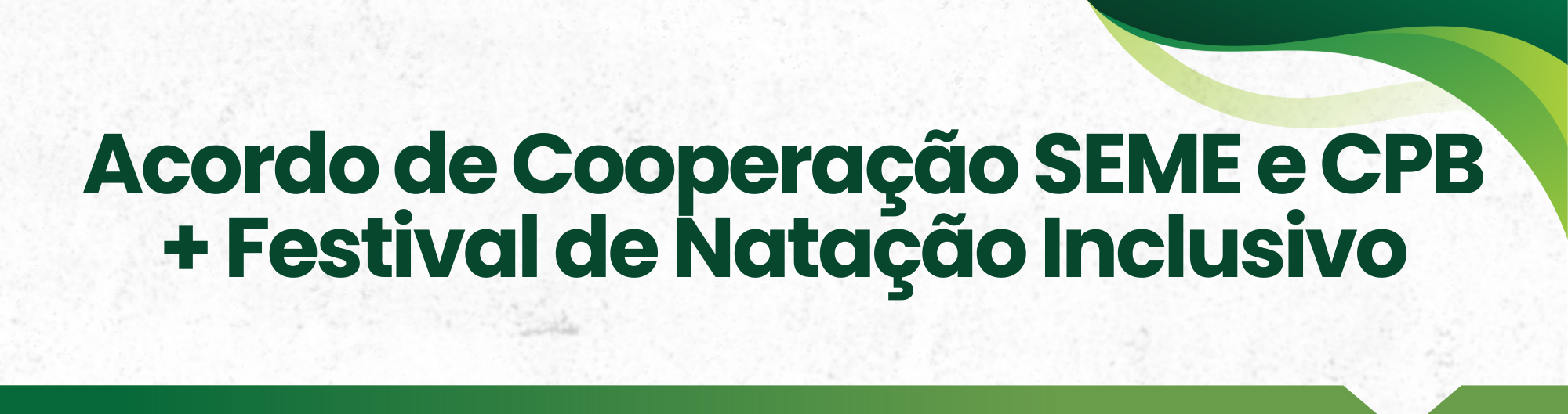Na imagem, arte informativa sobre acordo de cooperação entre SEME e CPB.