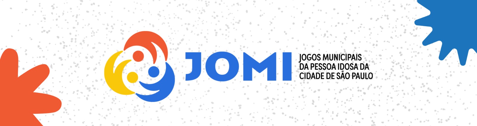 Na imagem, banner do programa JOMI (Jogos da Melhor Idade).