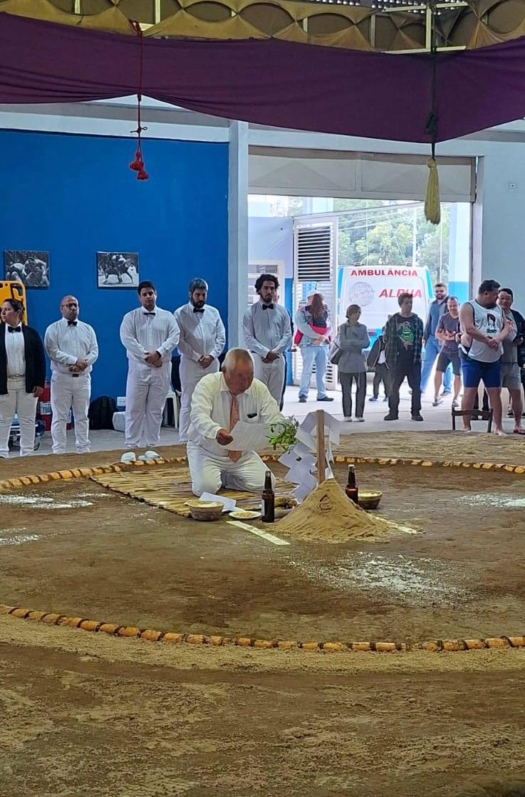 Na imagem, ginásio de Sumô do Estádio Mie Nishi.