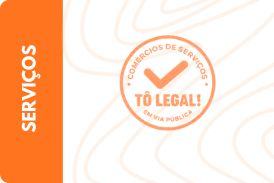 Card retangular horizontal com cantos arredondados na imagem Rede Social Subprefeitura Itaquera (5).jpg, composto por uma faixa vertical laranja à esquerda com a palavra 